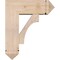 Ekena Millwork Westlake Arts and Crafts Smooth Bracket w/ Offset Brace, Douglas Fir, 7 1/2"W x 20"D x 24"H BKT0806X20X24WTL03SDF - alternate 4